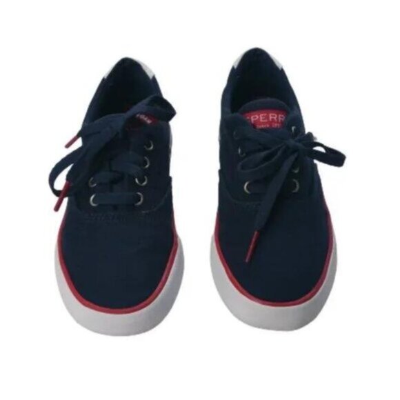 Sperry Boys Striper II Canvas Sneakers Size 13 - Picture 4 of 9